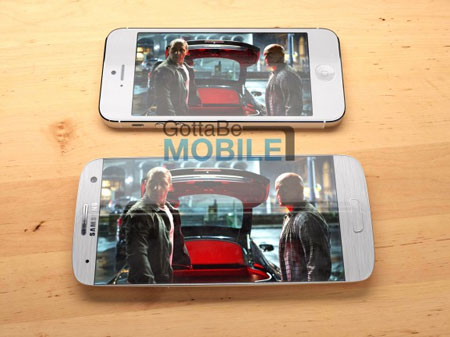 Mẫu Galaxy S IV trong tưởng tượng của giới công nghệ.